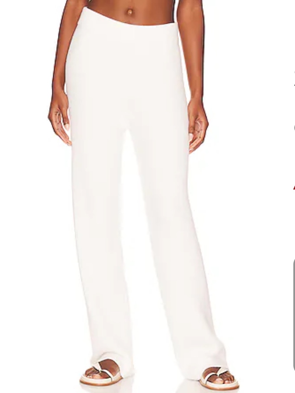 Spiritual Gangster Wide-Leg Pull-On Pants in White